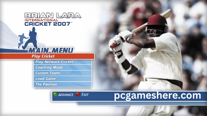 Brian Lara Cricket Game 2007